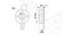 PEUGE 00004007E4 Tensioner Pulley, v-ribbed belt